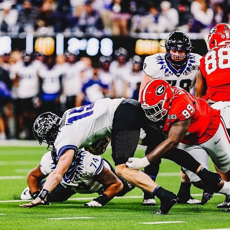 a college football game