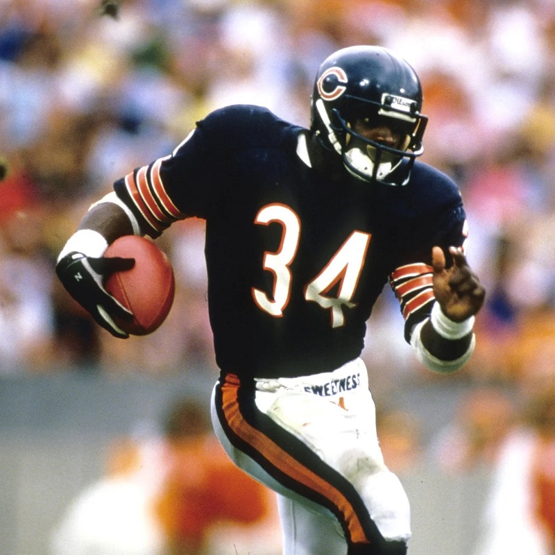 The Chicago Bears' Walter Payton Jersey