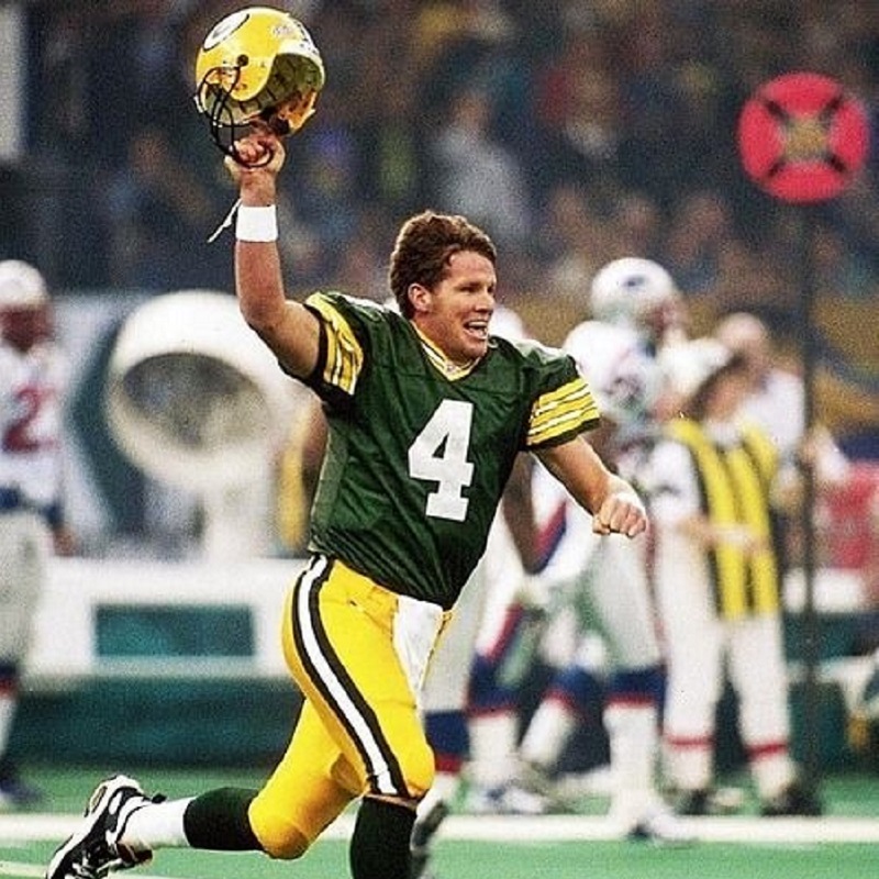 The Green Bay Packers' Brett Favre Jersey