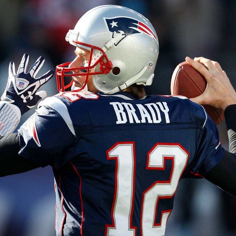 The New England Patriots' Tom Brady Jersey