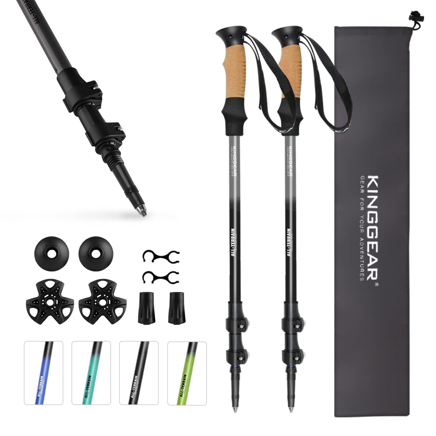 trekking pole tips
